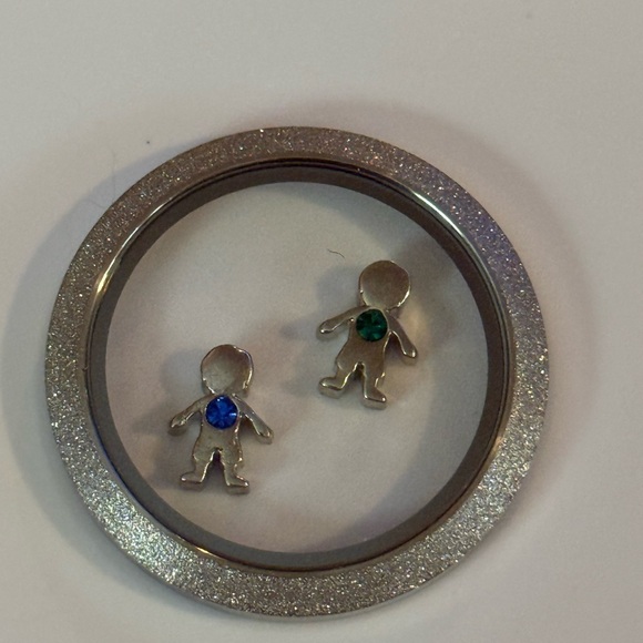 Origami Owl Blue and Green Charms - Picture 1 of 4